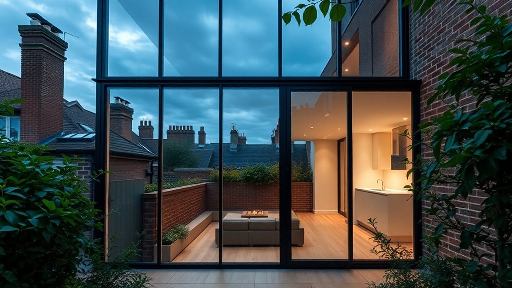Glass Extension Walls Norbury